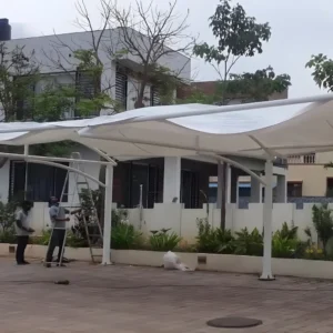 Car Parking Shed Cover – 650 GSM PVC Coated Fabric